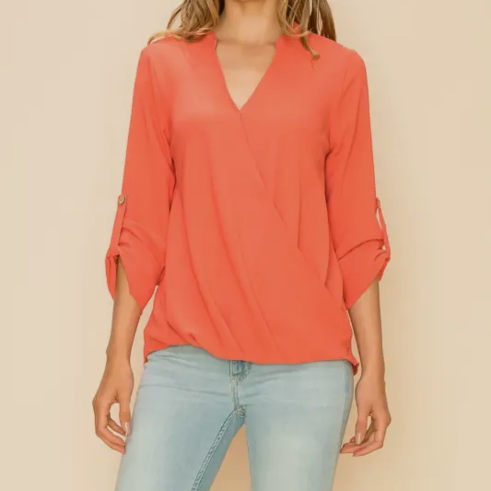 Boho Chic Wrap Blouse